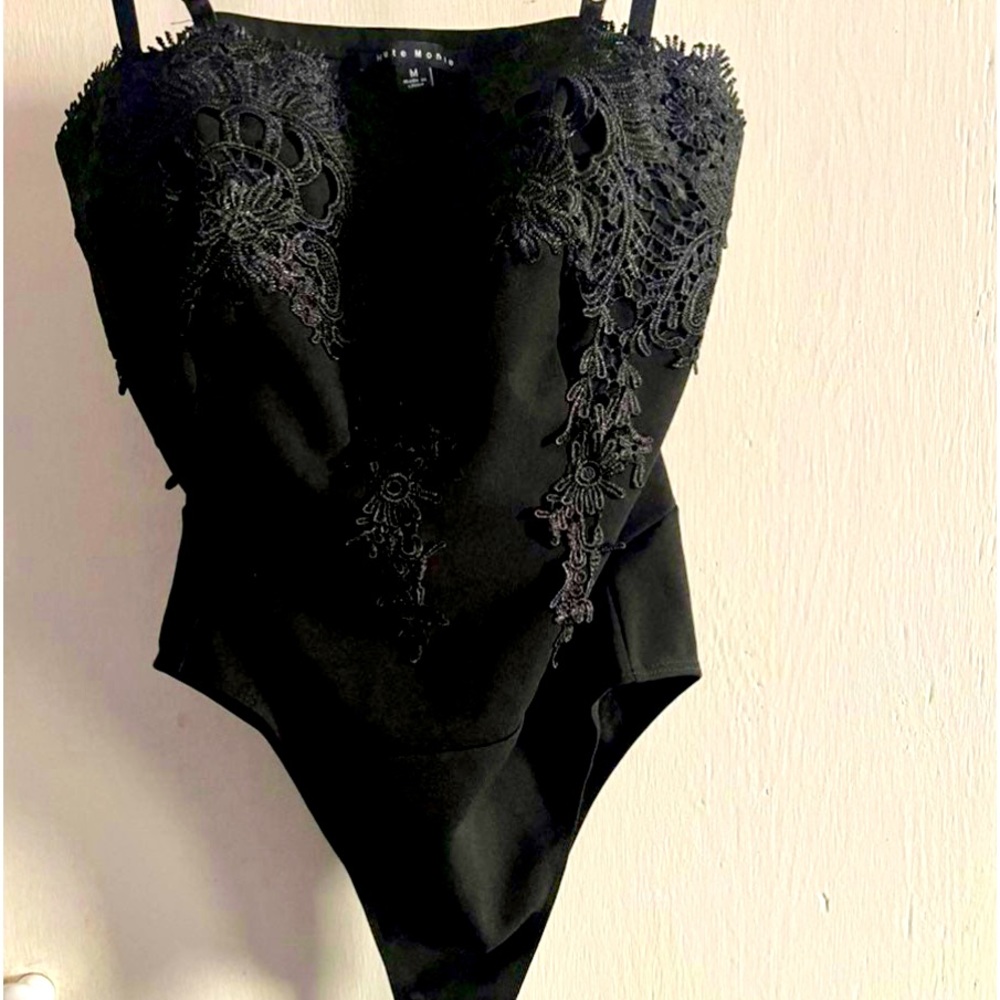 Beautiful black lace bodysuit